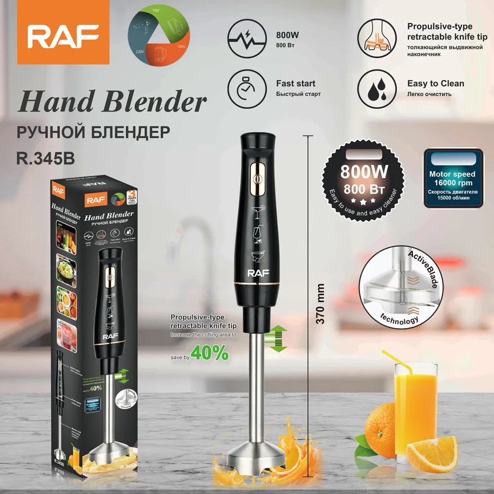 Mixeur Plongeant Portable en Acier Inoxydable 🥤