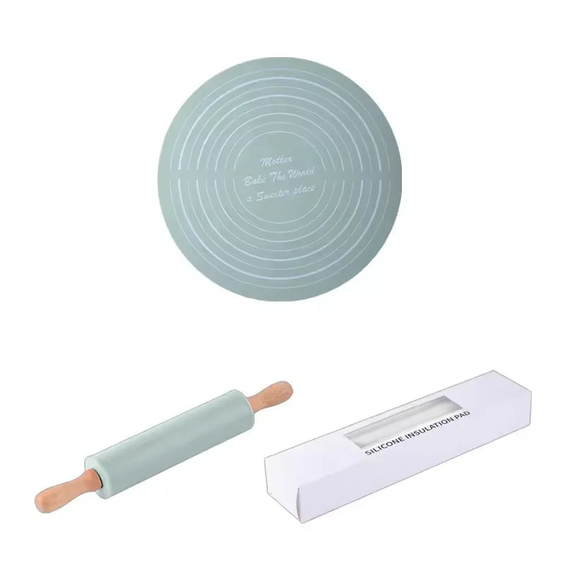 Tapis de Pâte avec Échelle 📏 – Ensemble 2 Pièces