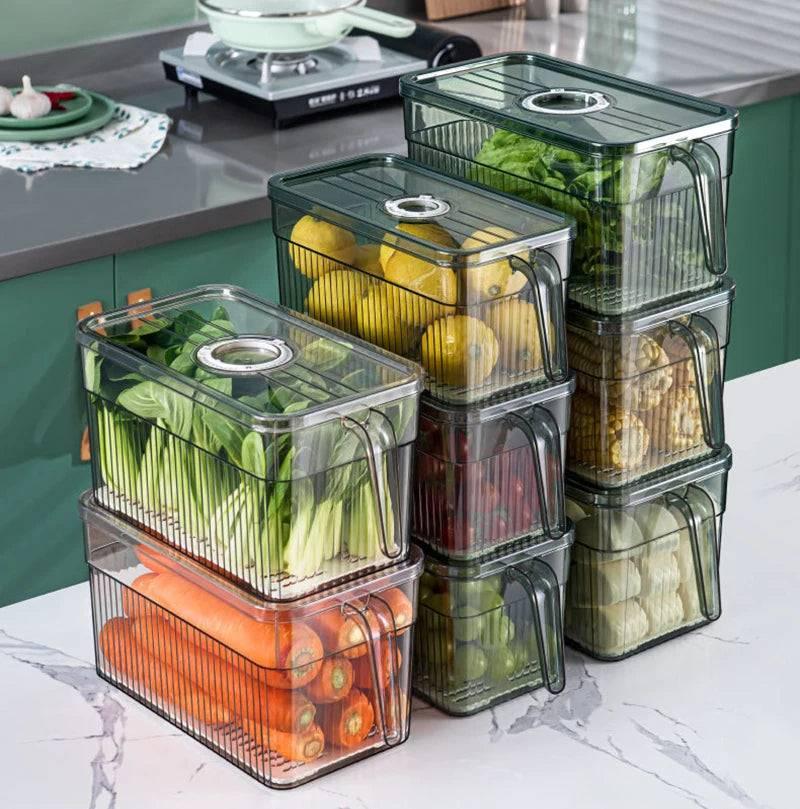 boîtes de rangement réfrigérateur
