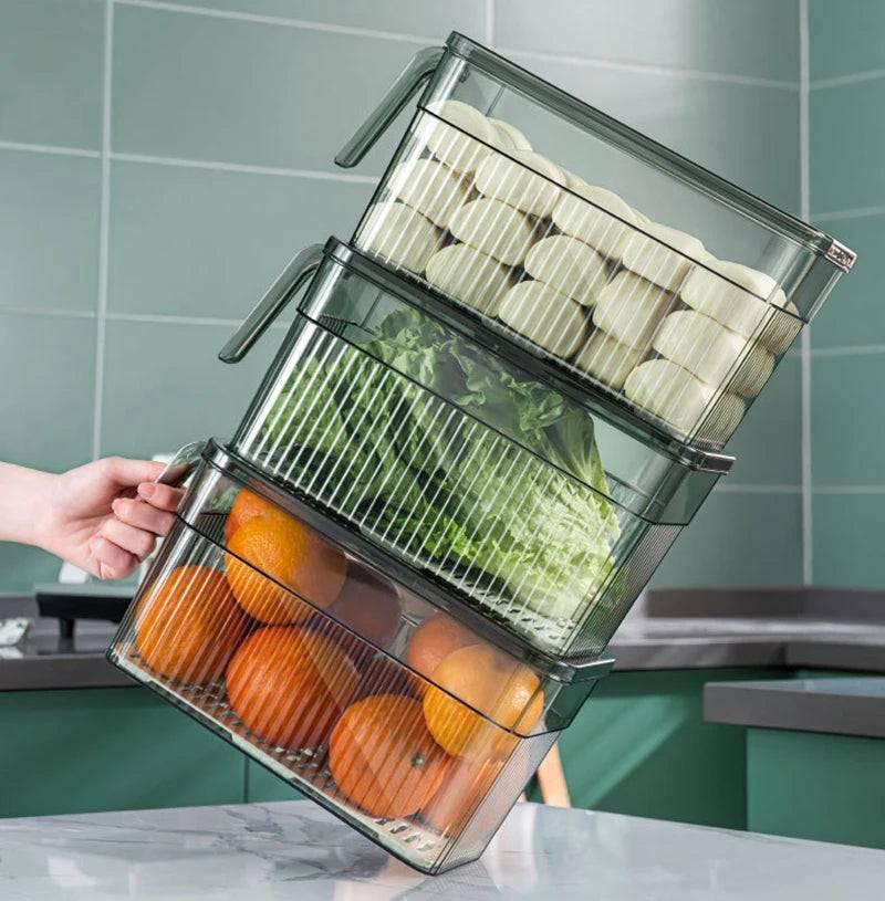 boîtes de rangement réfrigérateur