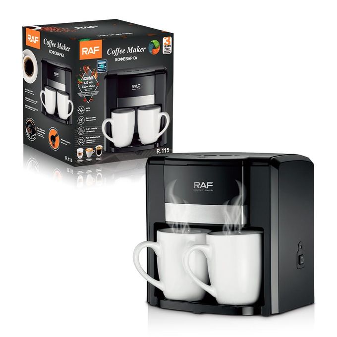 cafetière électrique double tasse