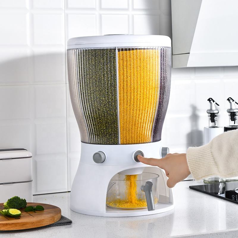 Distributeur de Stockage de Cuisine en Plastique 🌿